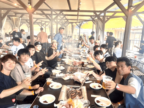 新入社員歓迎会BBQ